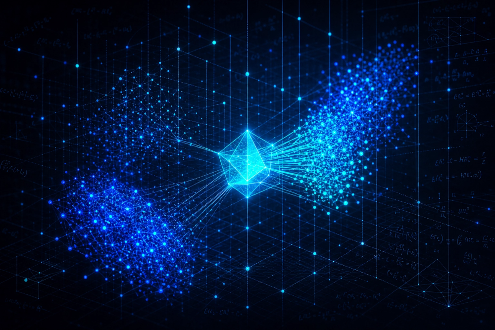 Visualization of brand content embeddings in AI latent space